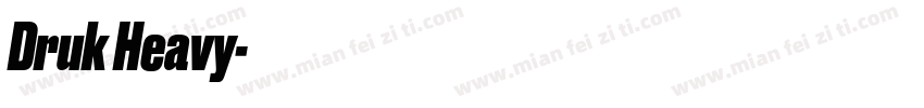 Druk Heavy字体转换